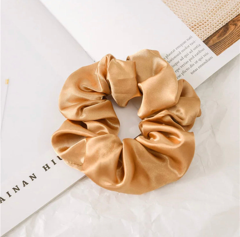 Gold Silk Scrunchie JUMBO size